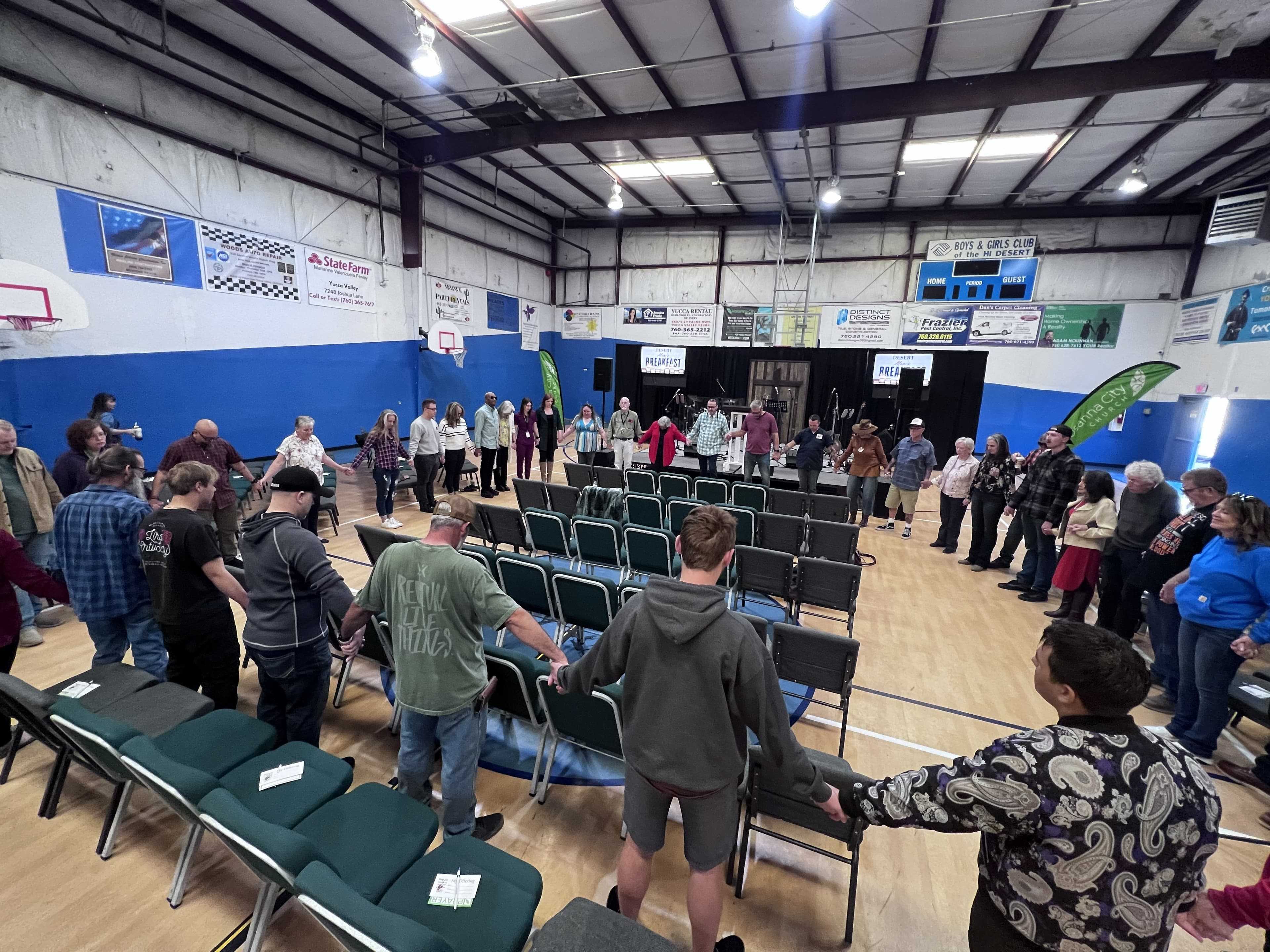 Hosanna Hope community gathered together